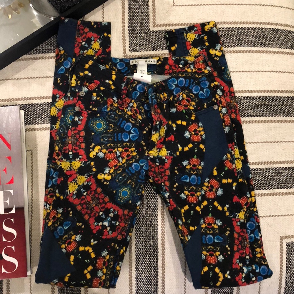 Alice + Olivia skinny jeans